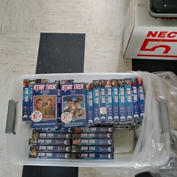 Unbranded Other - Original Sealed Star Trek Series on VHS.  All 79 episodes.